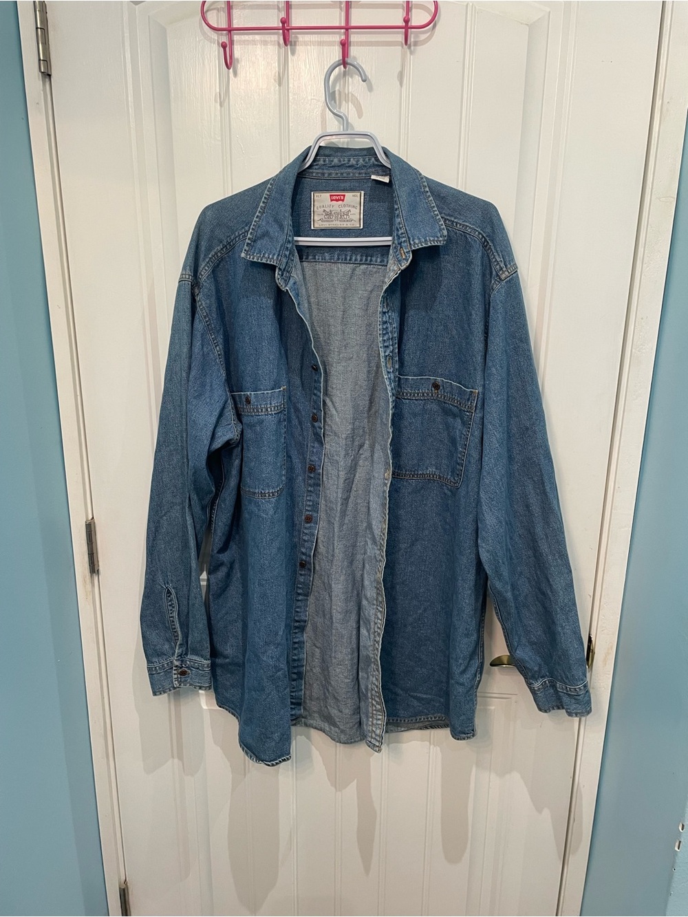 Levi's Blue Denim Shirt Jacket